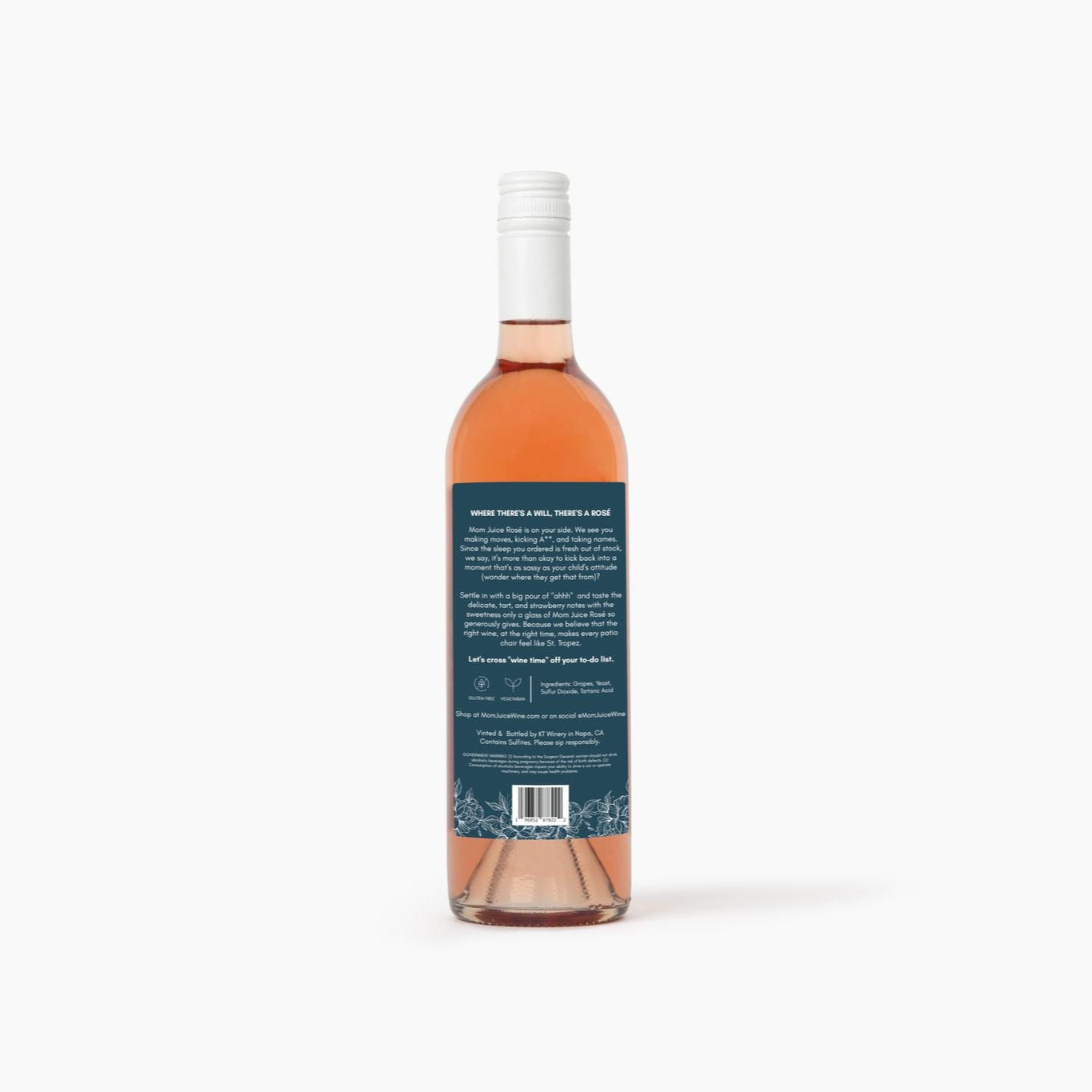 California Rosé Back of the Label